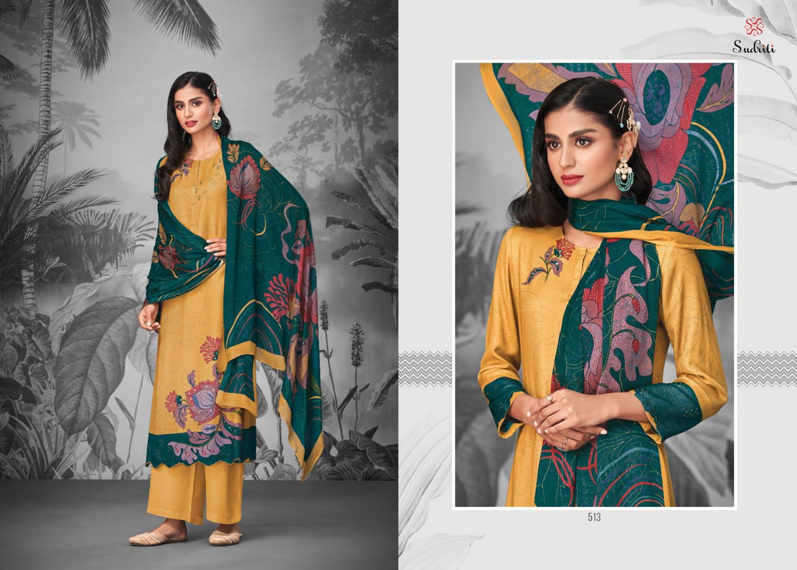 Alaric By Sudriti Printed Salwar Suits Catalog